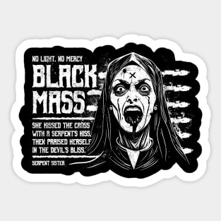BLACK MASS Sticker